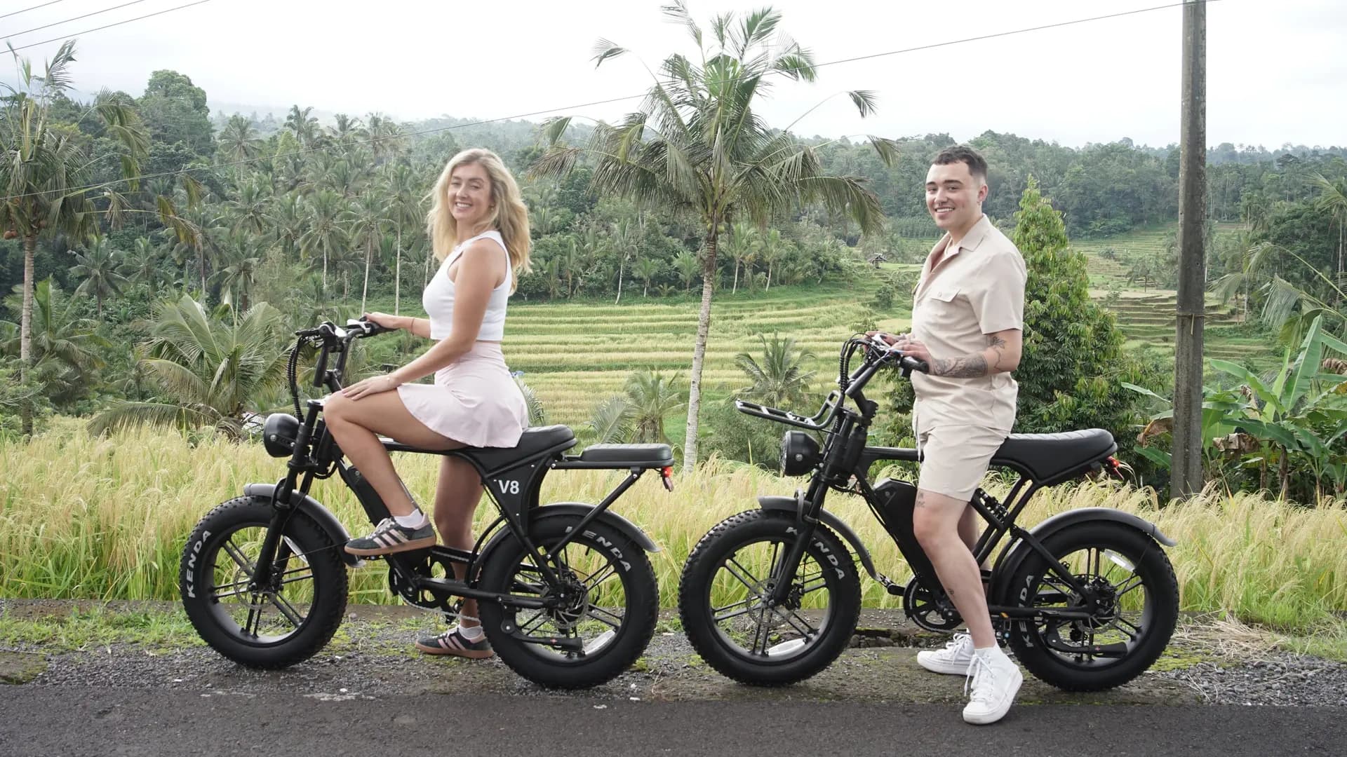 riding with e-bike